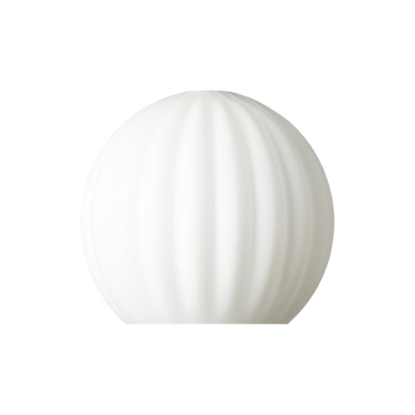 Pooky - Pumpkin Pendant Light Shade - Larger - Opaline Glass