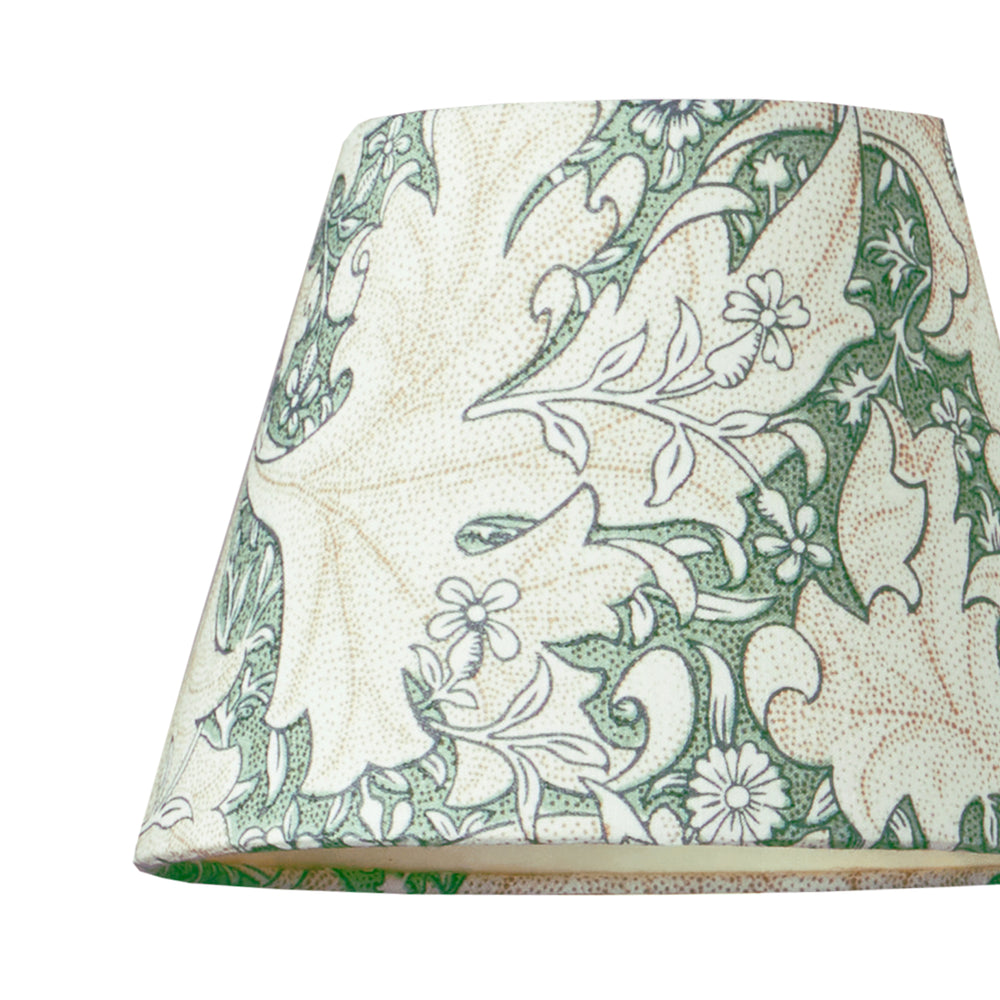 Pooky - 18cm Pendant Shade - Thyme Wallflower Printed Cotton - Morris & Co.