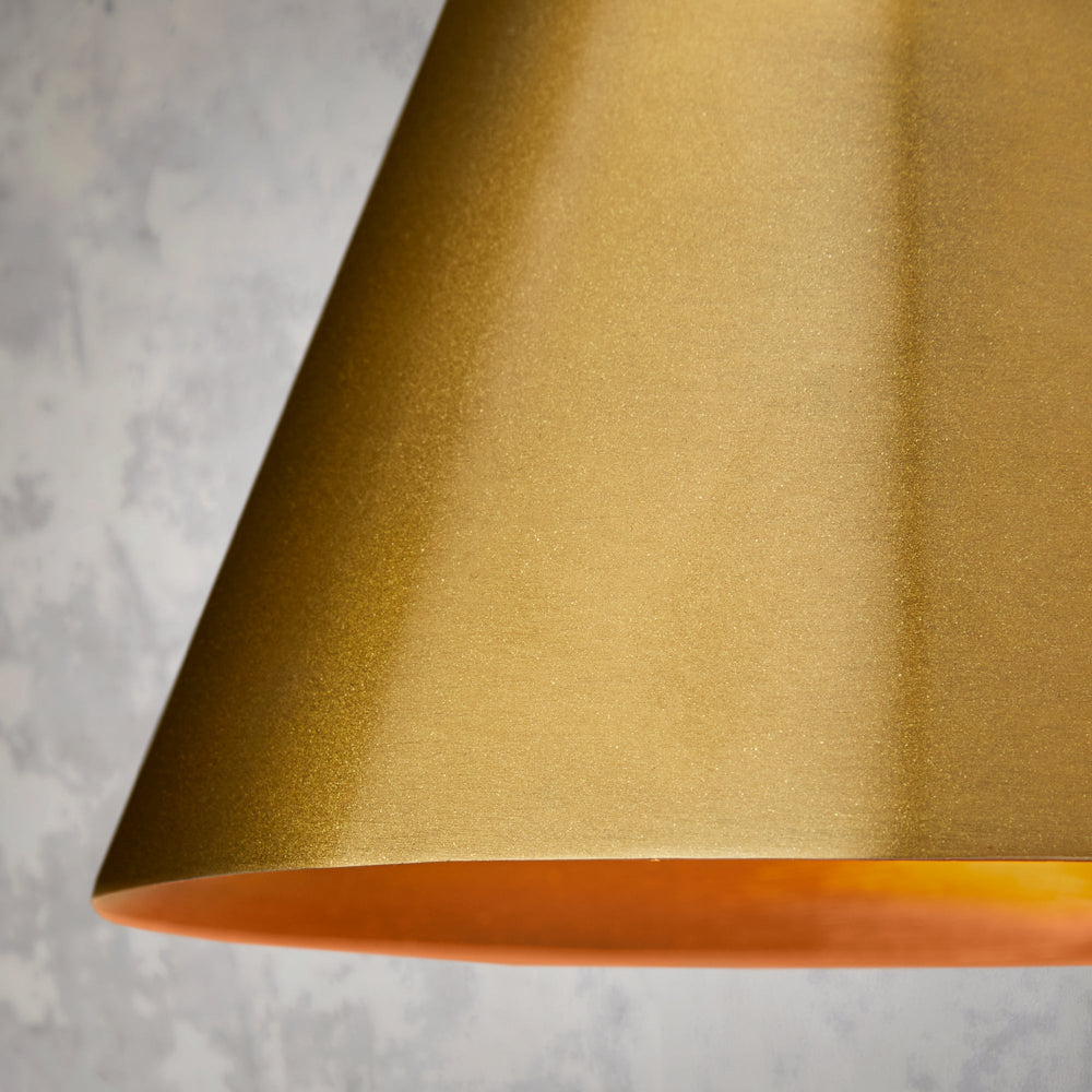 Pooky - Stanlette Pendant Shade - Antique Brass