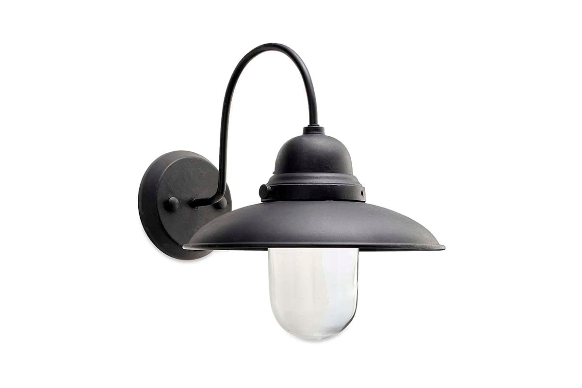 Nkuku - Phena Swan Neck Metal Wall Lamp - Outdoor