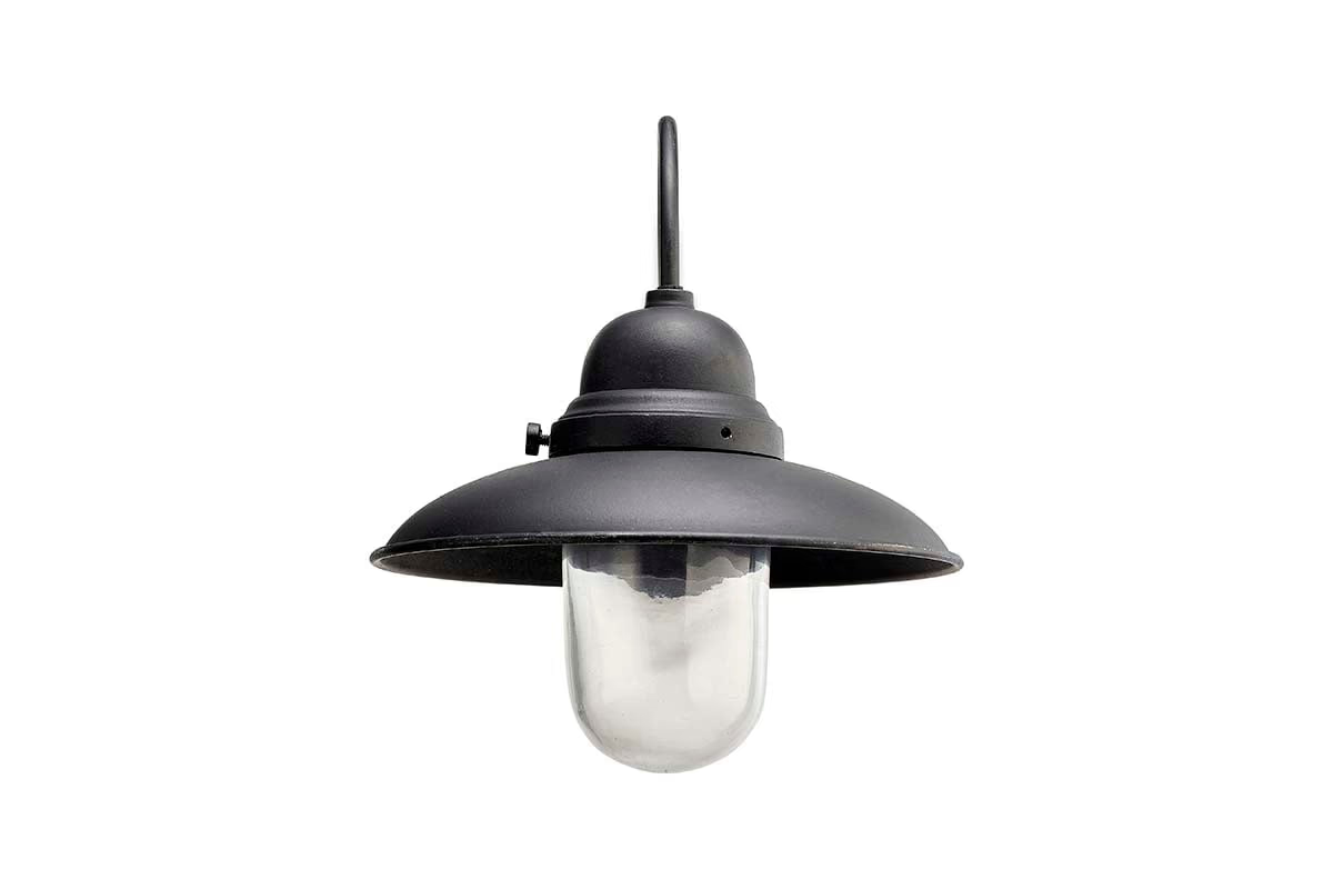 Nkuku - Phena Swan Neck Metal Wall Lamp - Outdoor