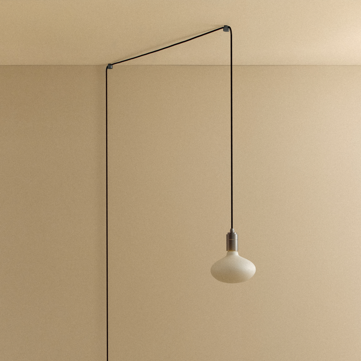Tala Oval Plug-In Pendant in Graphite