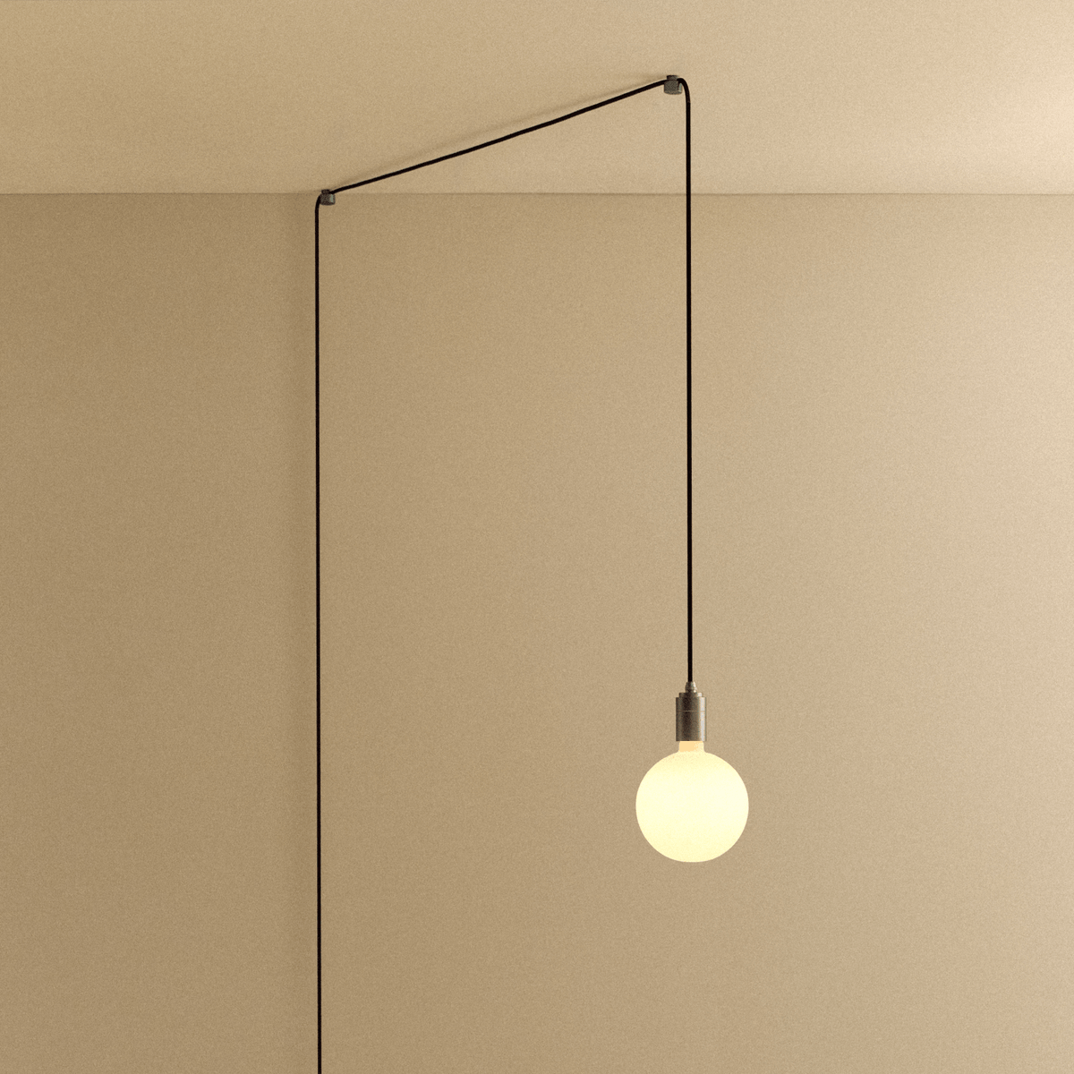 Tala Sphere IV Plug-In Pendant in Graphite