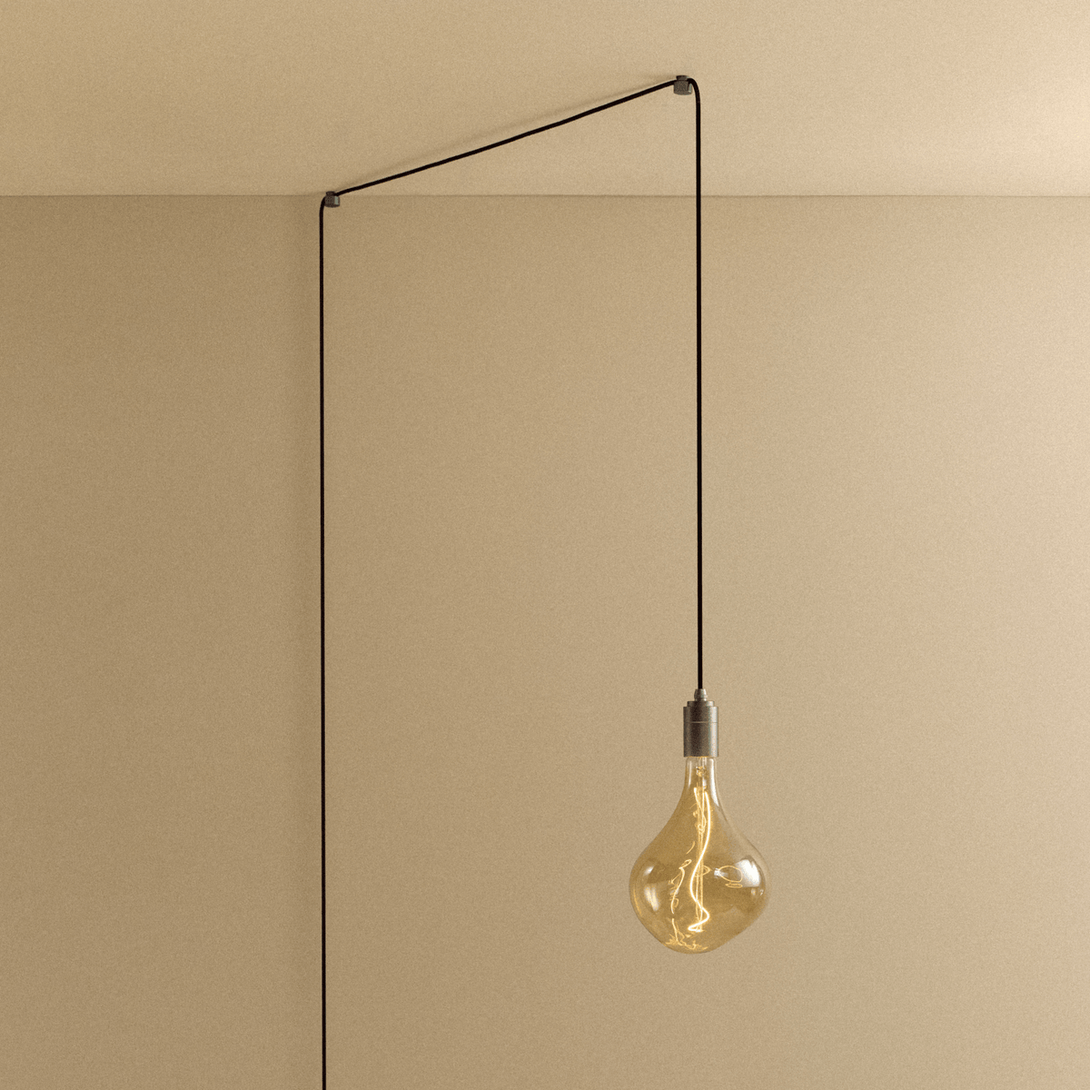 Tala Voronoi II Plug-In Pendant in Graphite