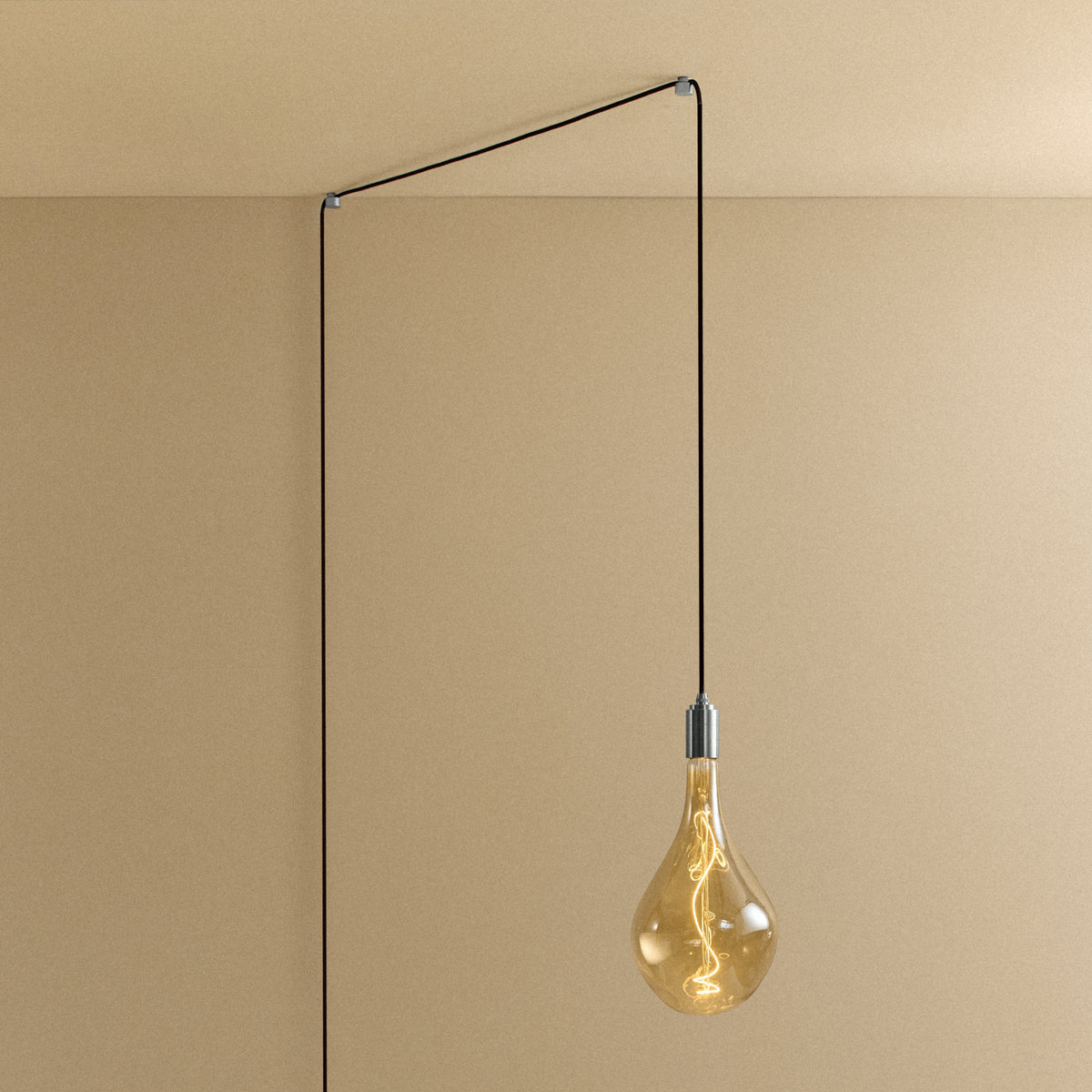 Tala Voronoi III Plug-In Pendant in Stainless Steel