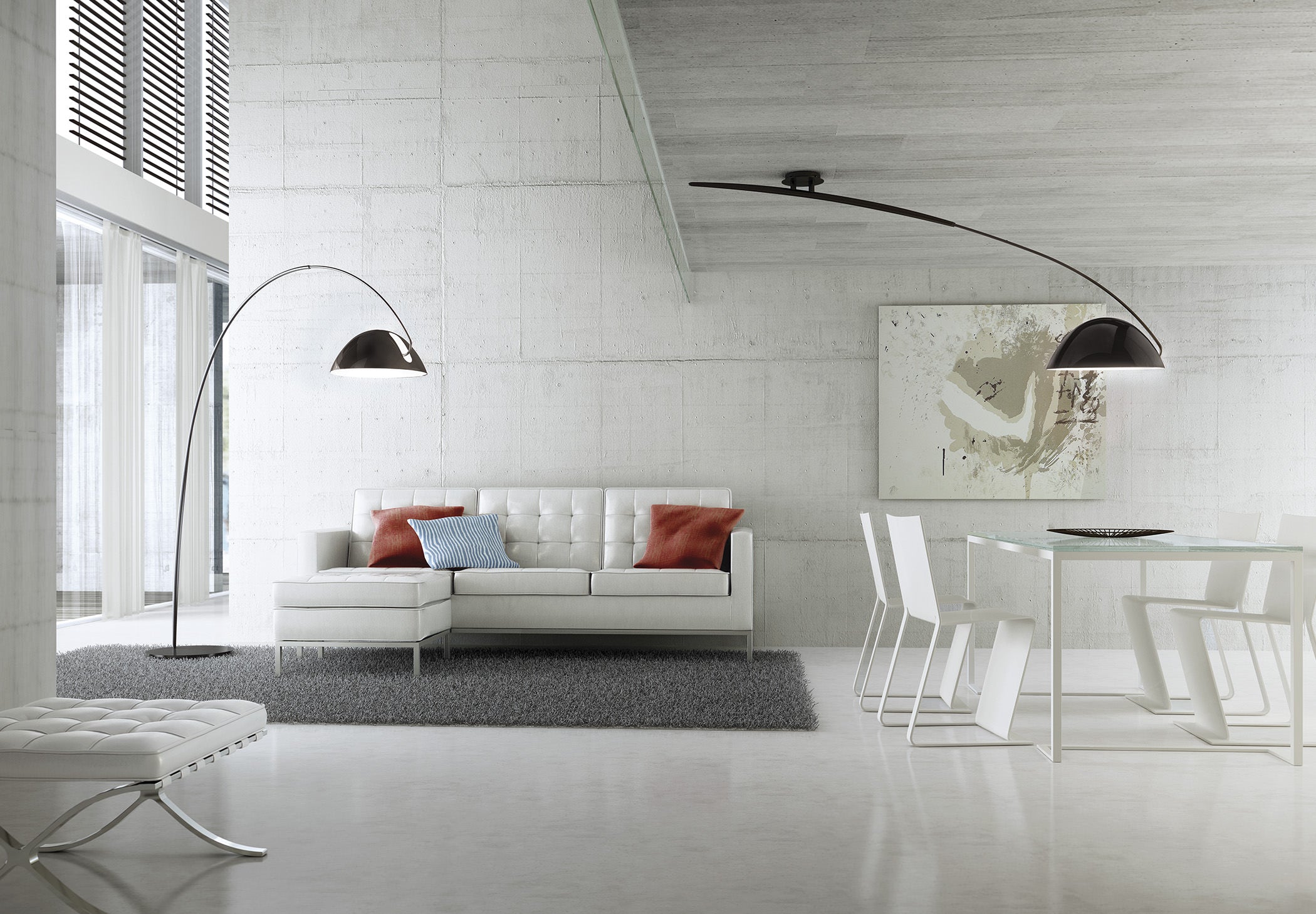 Estiluz Pluma floor light