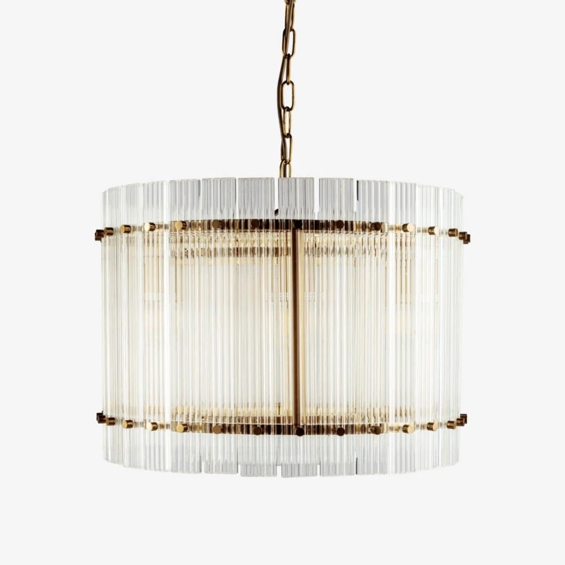 Pure White Lines San Francisco Chandelier