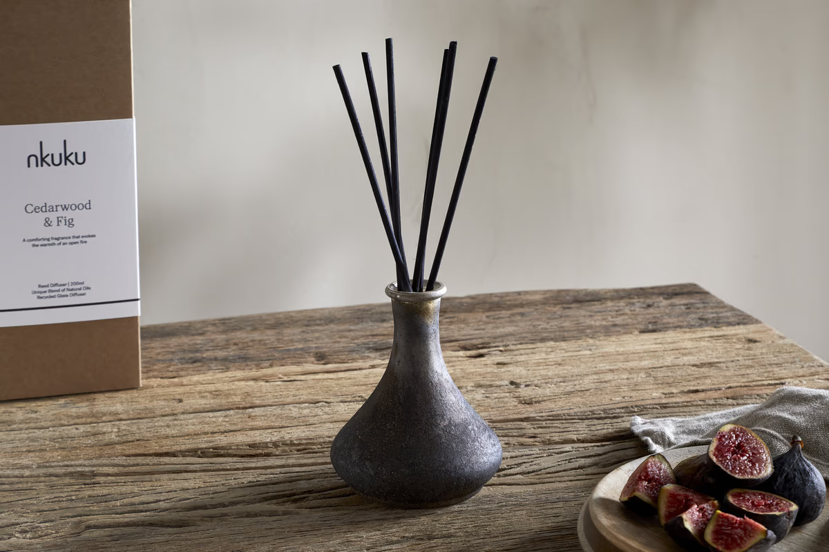 Nkuku - Cedarwood & Fig Reed Diffuser