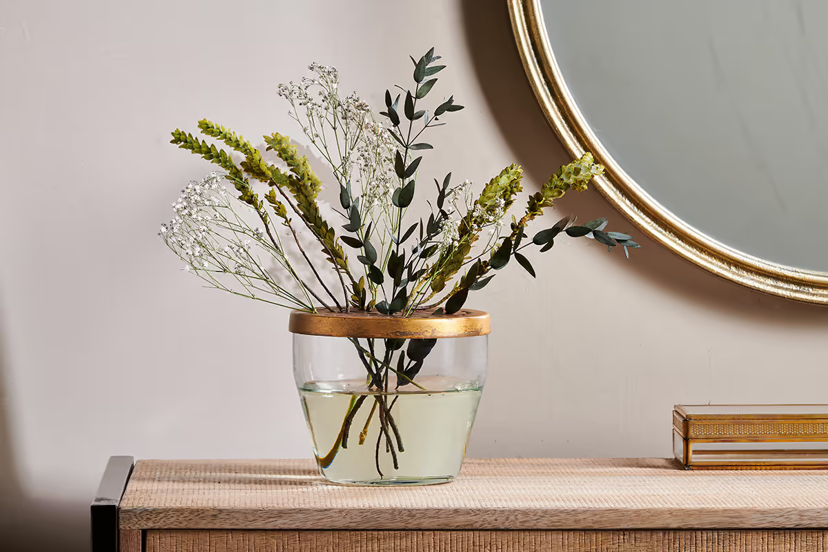 Nkuku - Ramla Vase With Lid - Tapered