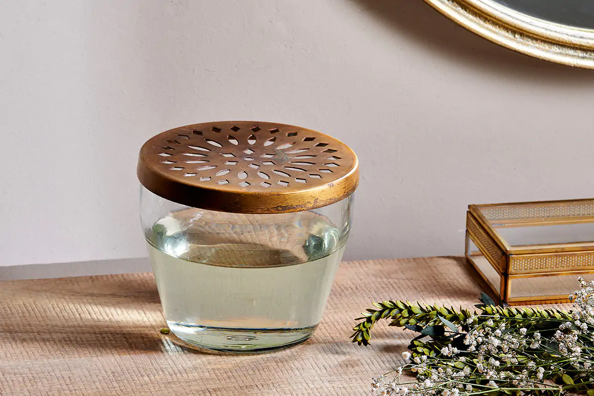 Nkuku - Ramla Vase With Lid - Tapered