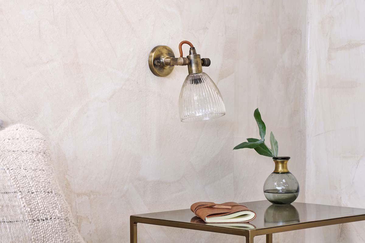 Nkuku - Rarni Recycled Glass Single Wall Light