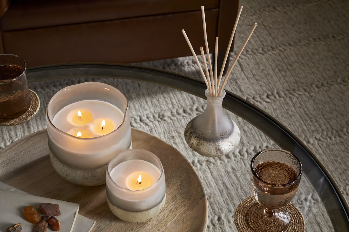 Nkuku - Cardamom & Amber 1 Wick Scented Candle