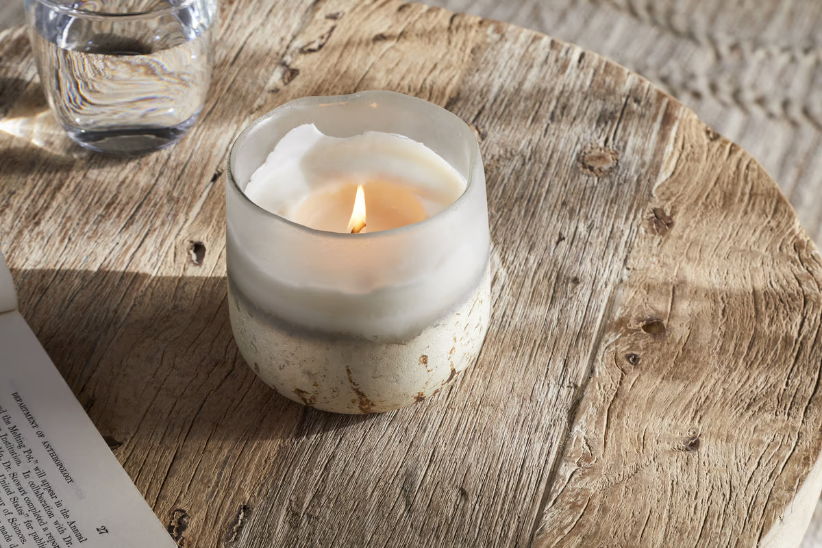Nkuku - Sea Salt & Moss 1 Wick Scented Candle