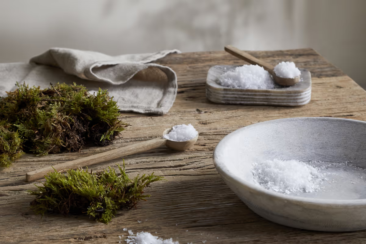 Nkuku - Sea Salt & Moss 3 Wick Scented Candle