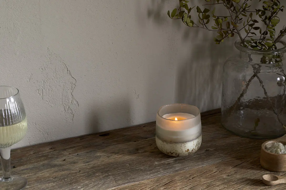 Nkuku - Sea Salt & Moss 3 Wick Scented Candle