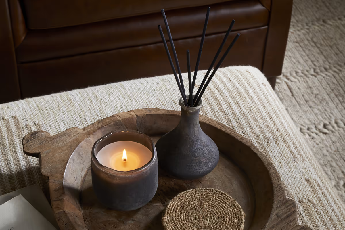 Nkuku - Cedarwood & Fig 1 Wick Scented Candle