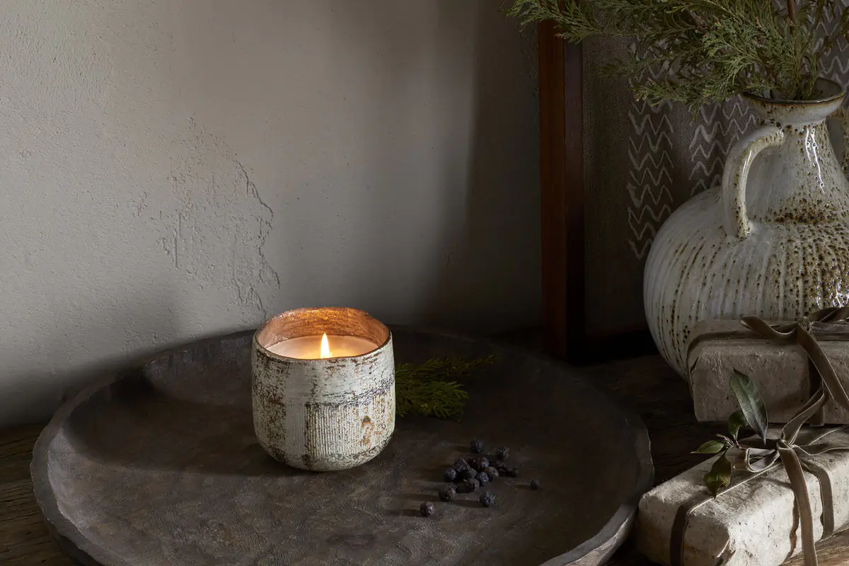 Nkuku - Juniper & Fir 1 Wick Scented Candle