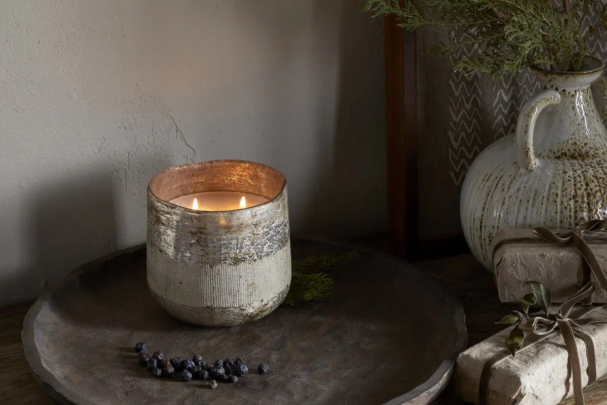 Nkuku - Juniper & Fir 3 Wick Scented Candle