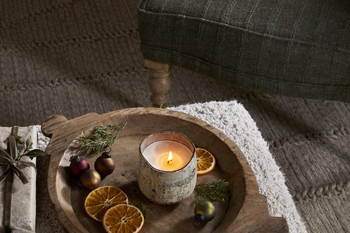 Nkuku - Mandarin & Clove 1 Wick Scented Candle