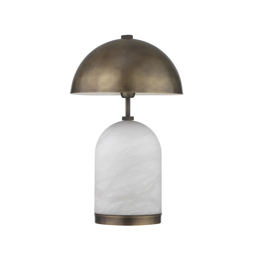 Northern Light - Seaton Table Lamp - Old English Brass Light Finish