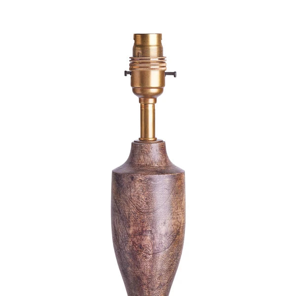 Pooky - Moonshine Floor Lamp Base - Burnt Wood - Without Lampshade