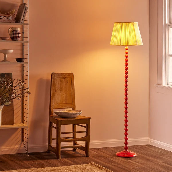 Pooky - Lillee Rechargeable Standing Lamp Base - Red - Without Lampshade