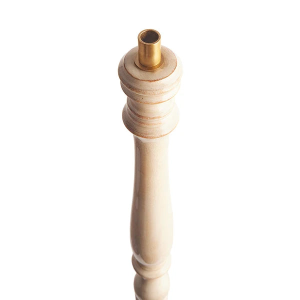 Pooky - Otto Rechargeable Standing Lamp Base - Cream - Without Lampshade top detail