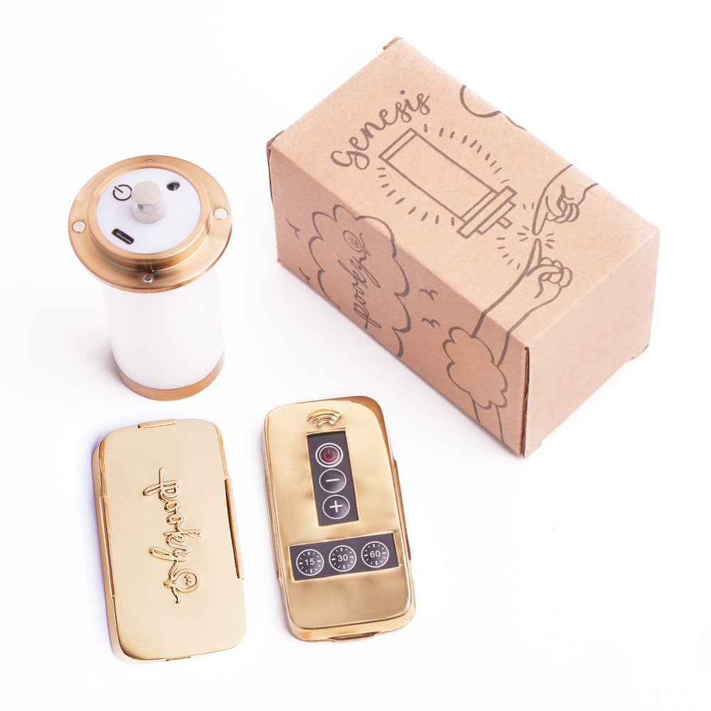 Pooky - Tiny Aurora Rechargeable Table Lamp Base - Amber