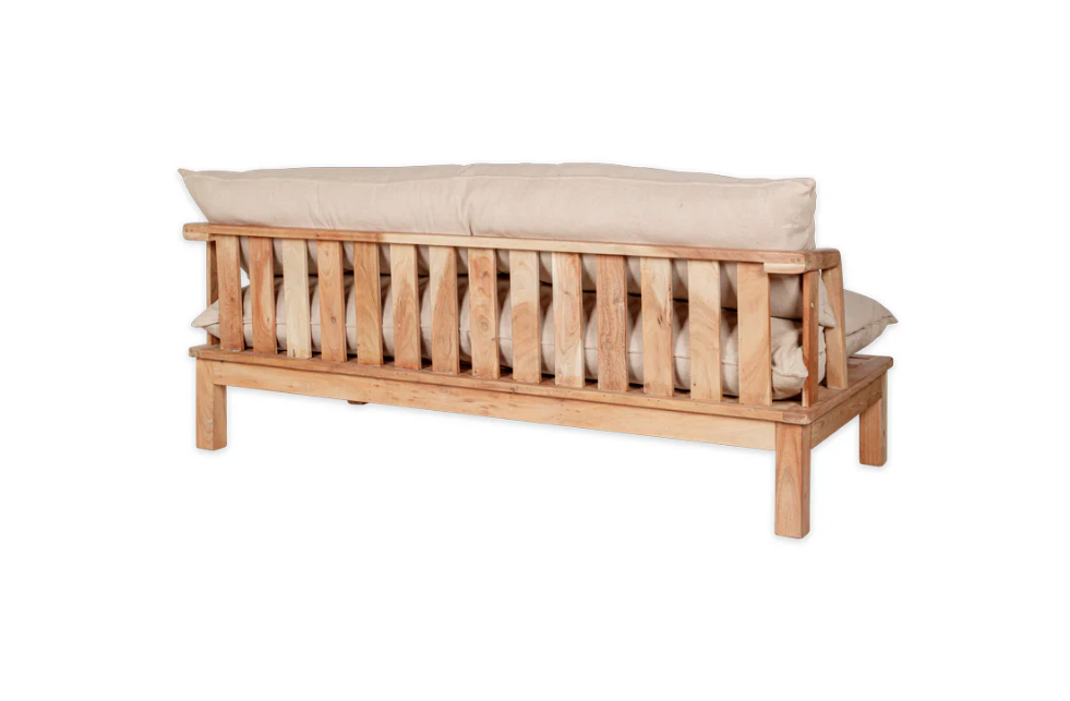 Nkuku Sadhi Mango Wood Outdoor Sofa