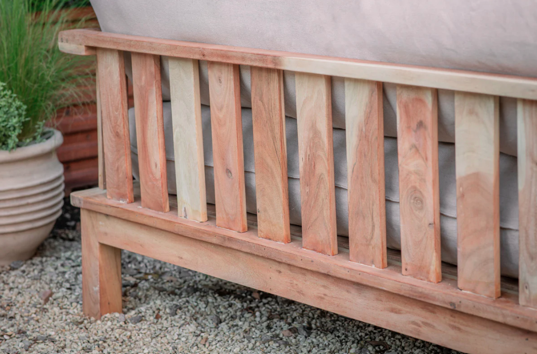 Nkuku Sadhi Mango Wood Outdoor Sofa