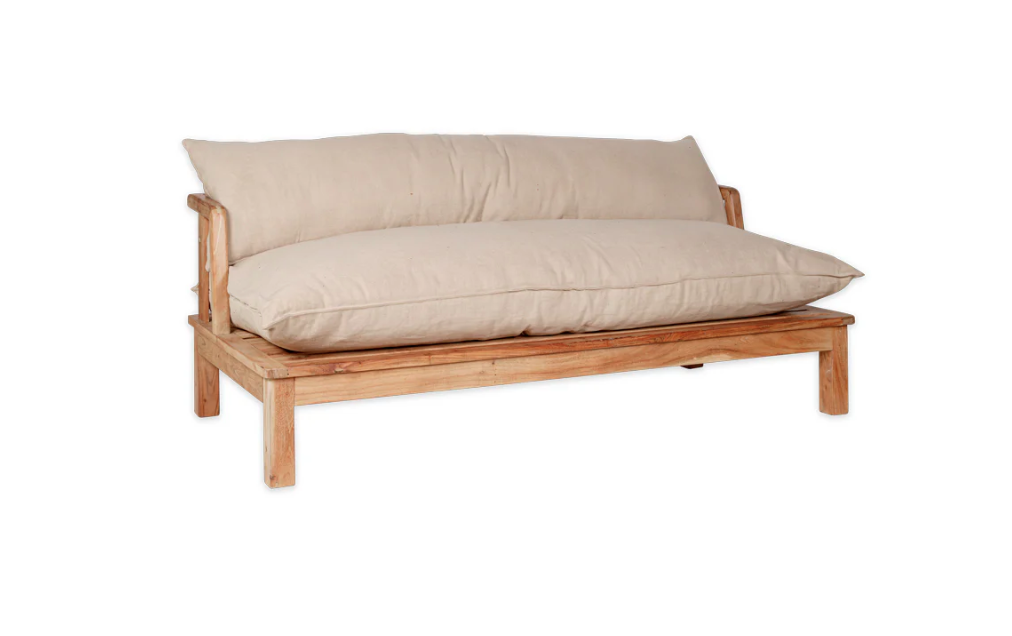 Nkuku Sadhi Mango Wood Outdoor Sofa
