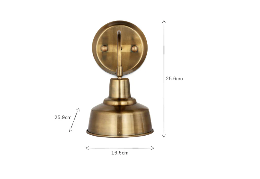 Nkuku Nar Wall Lamp - Small
