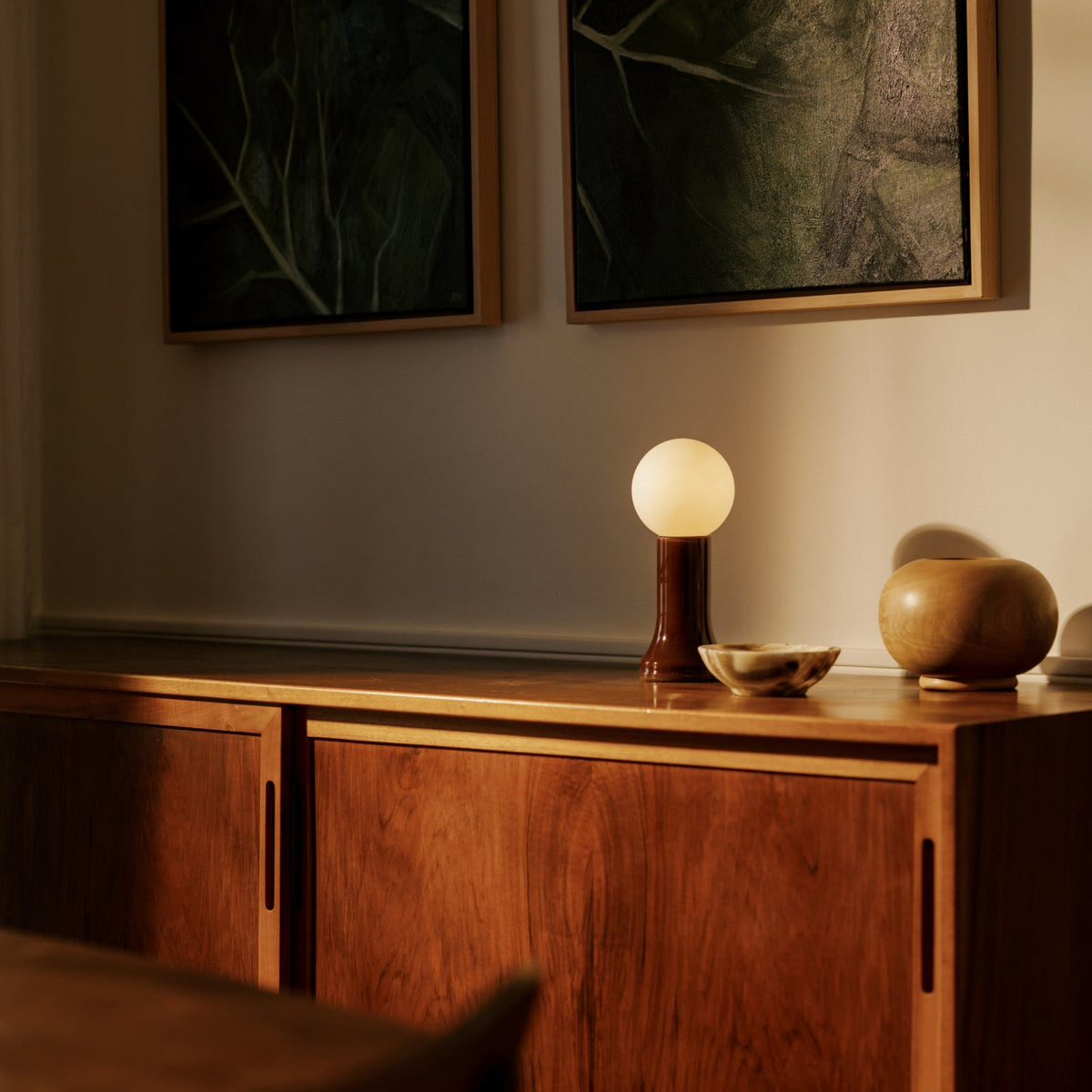 Tala Shore Table Lamp in Bottle Brown - Set of 2
