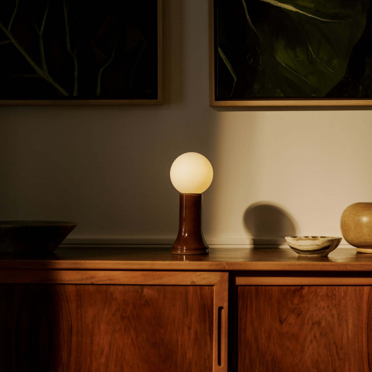 Tala Shore Table Lamp in Bottle Brown - Set of 2