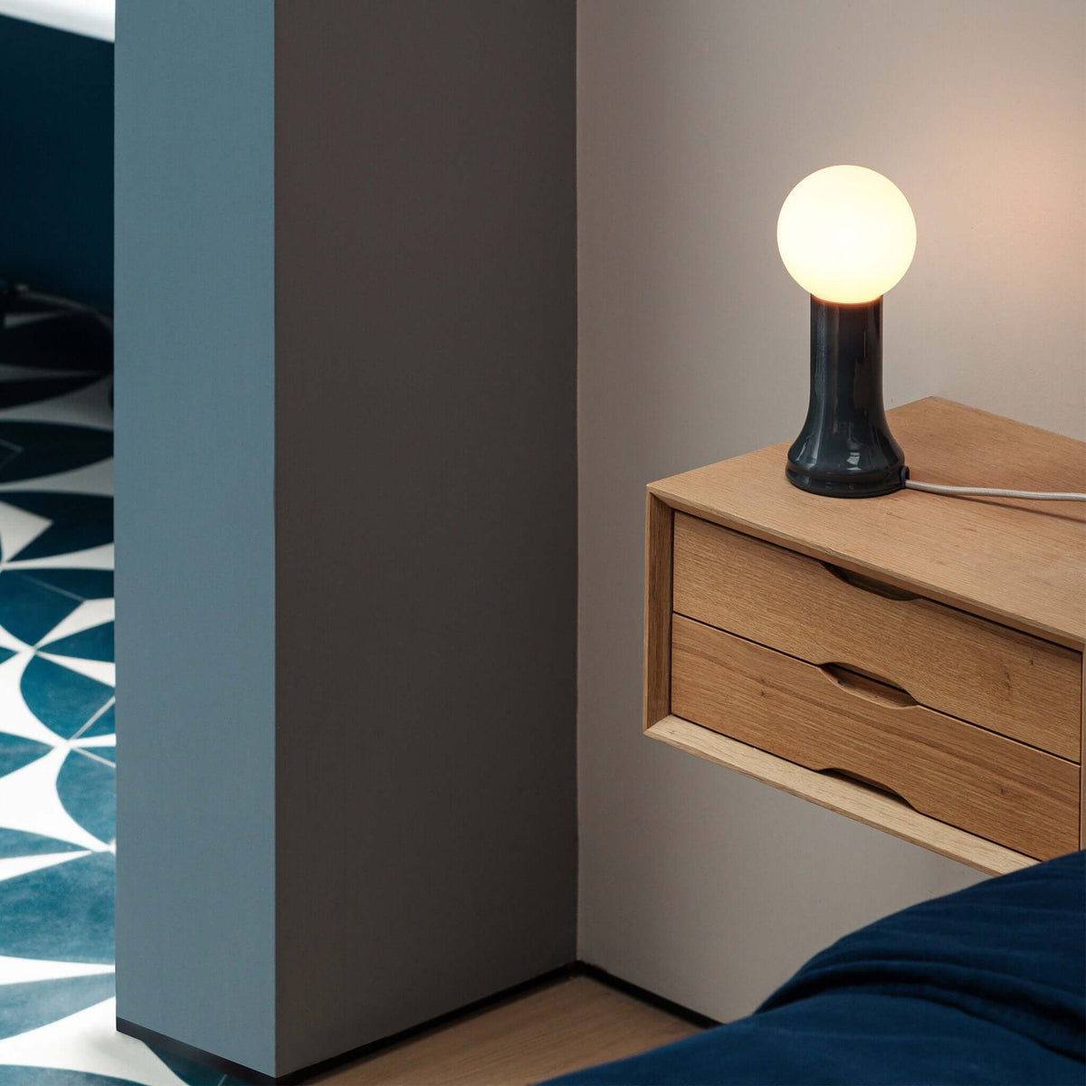 Tala Shore Table Lamp in Bottle Brown
