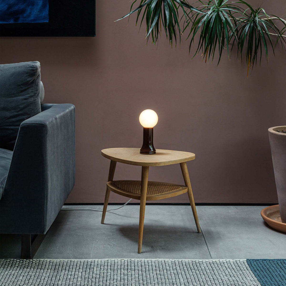 Tala Shore Table Lamp in Bottle Brown
