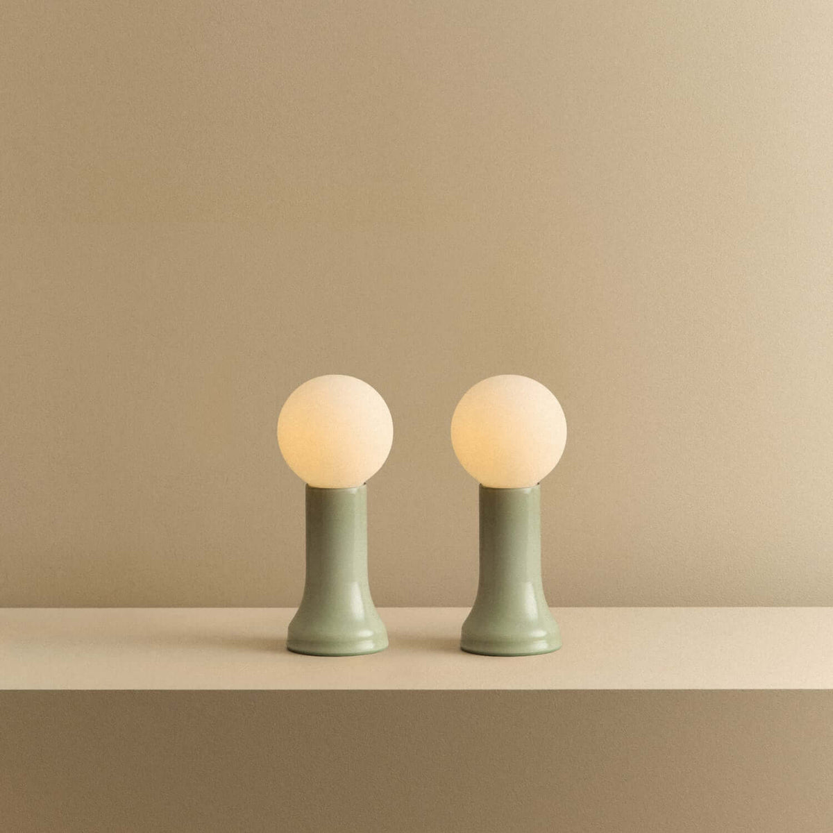Tala Shore Table Lamp in Sea Green - Set of 2