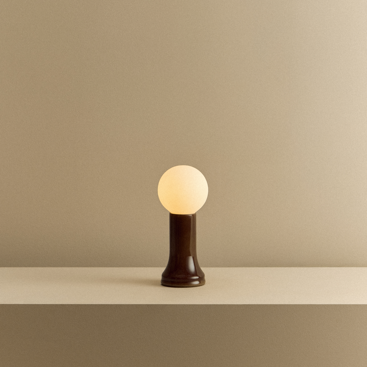 Tala Shore Table Lamp in Bottle Brown