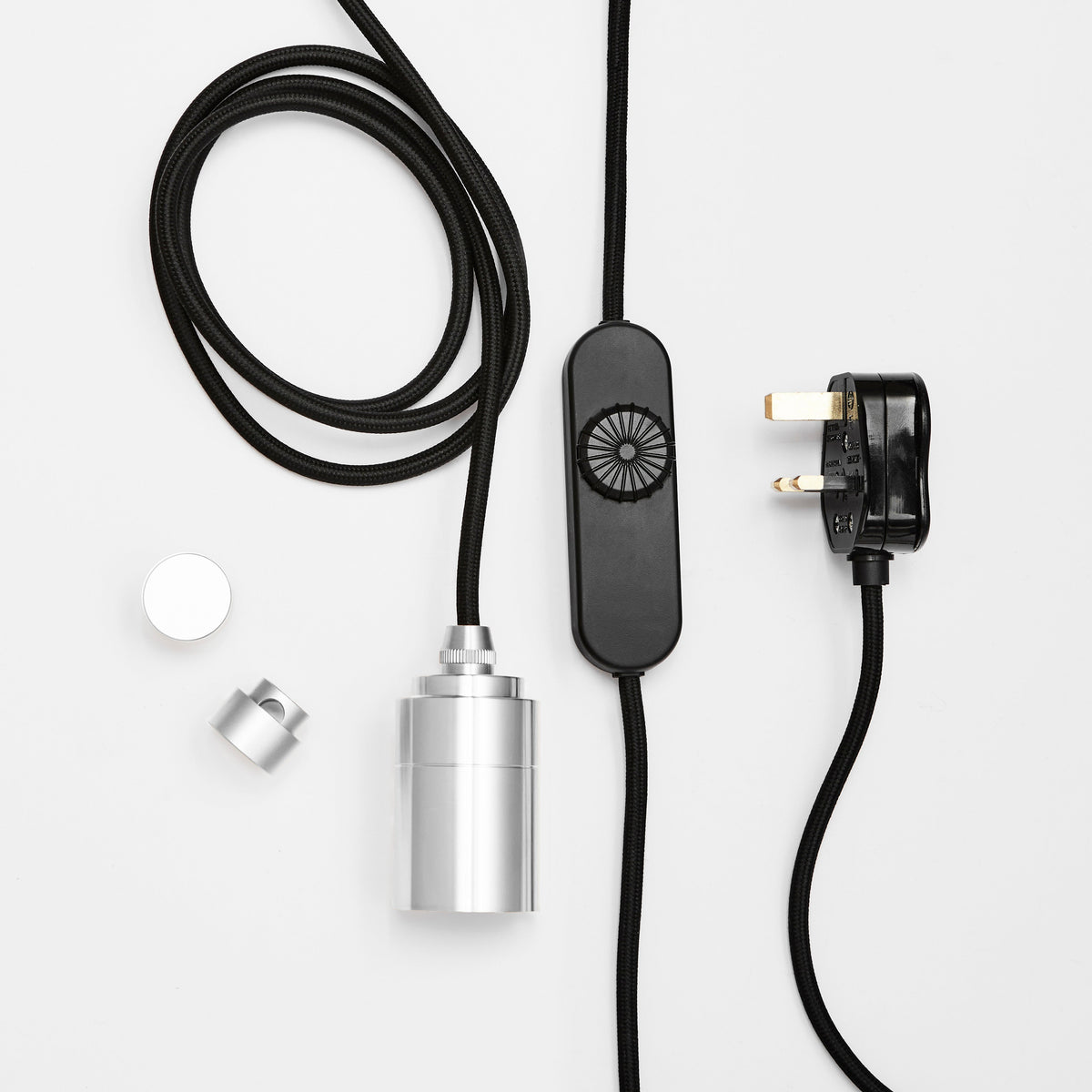 Tala Voronoi III Plug-In Pendant in Stainless Steel
