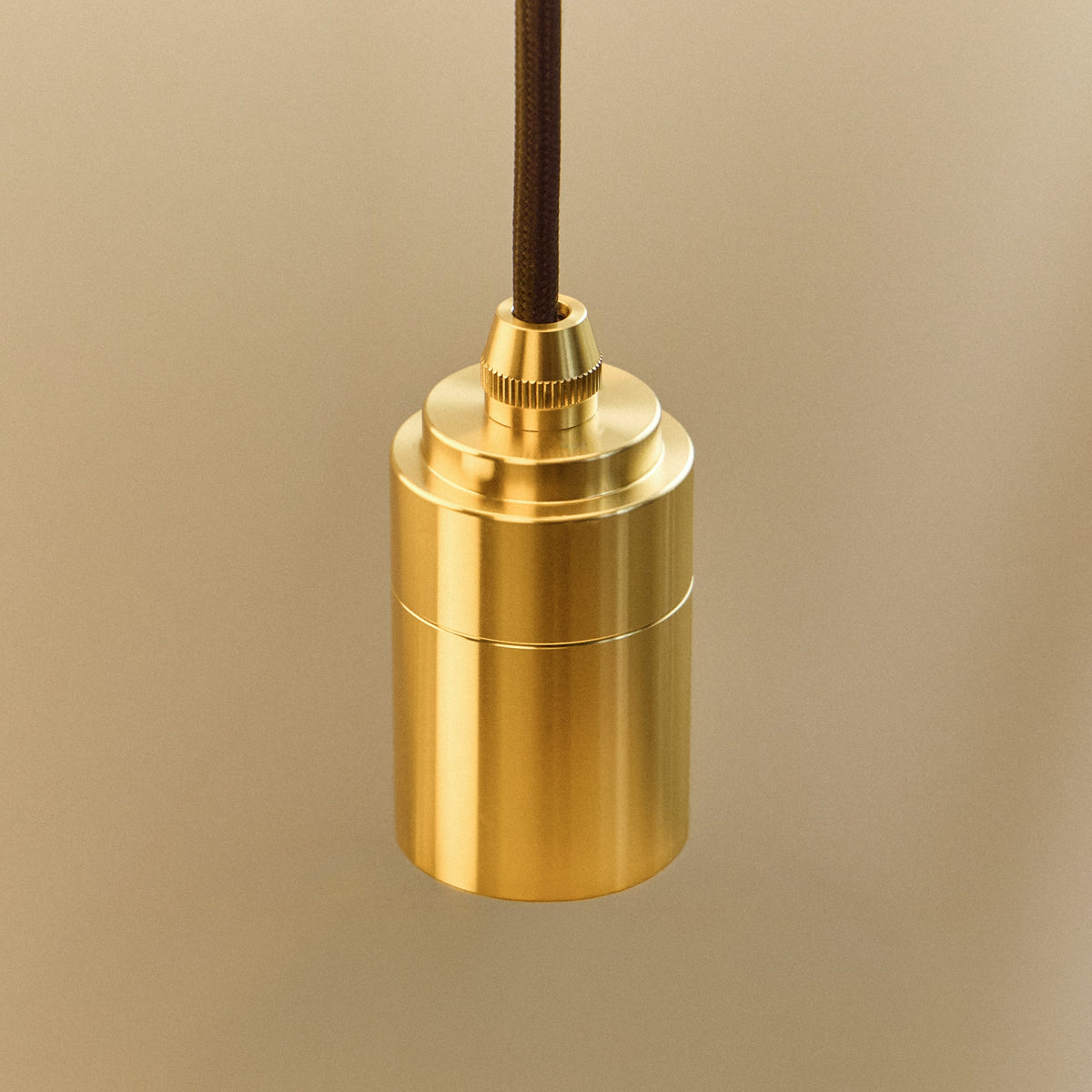 Tala Oval Dim-to-Warm Pendant Light in Brass