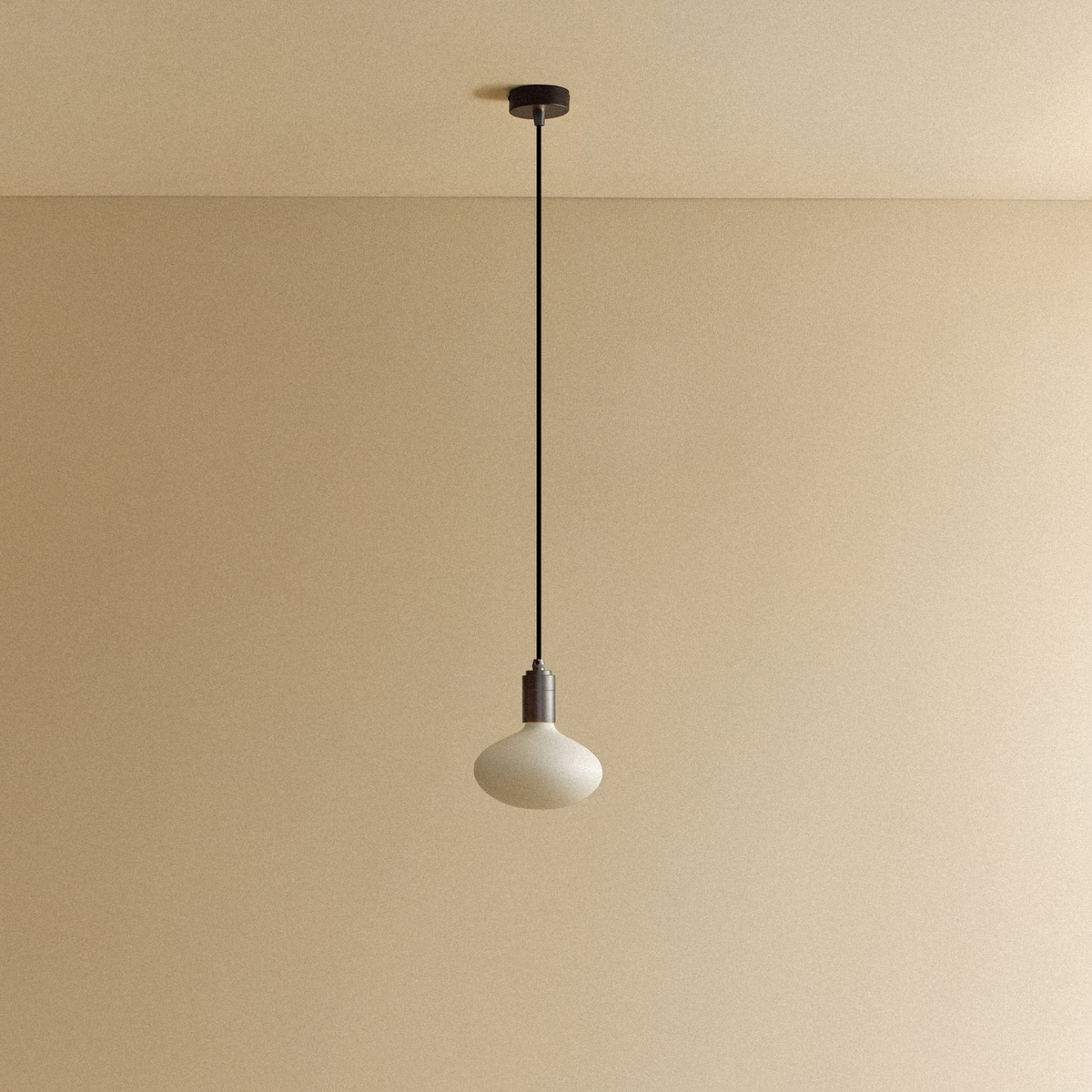 Tala Oval Dim-to-Warm Pendant Light in Graphite