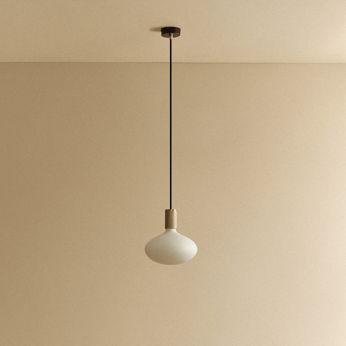 Tala Oval II Pendant Light in Oak