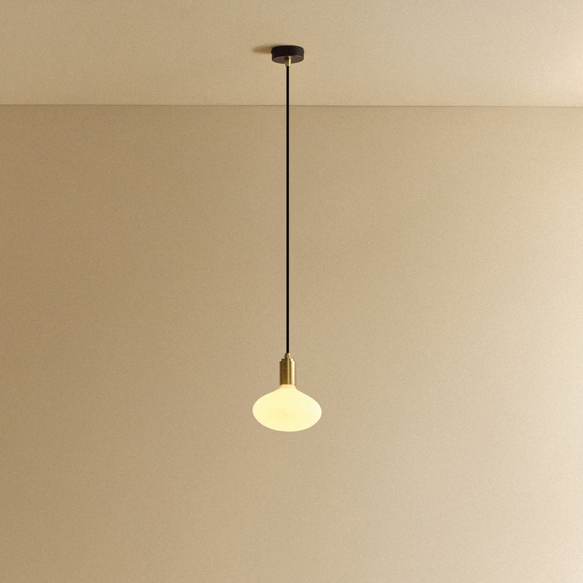 Tala Oval Pendant Light in Brass