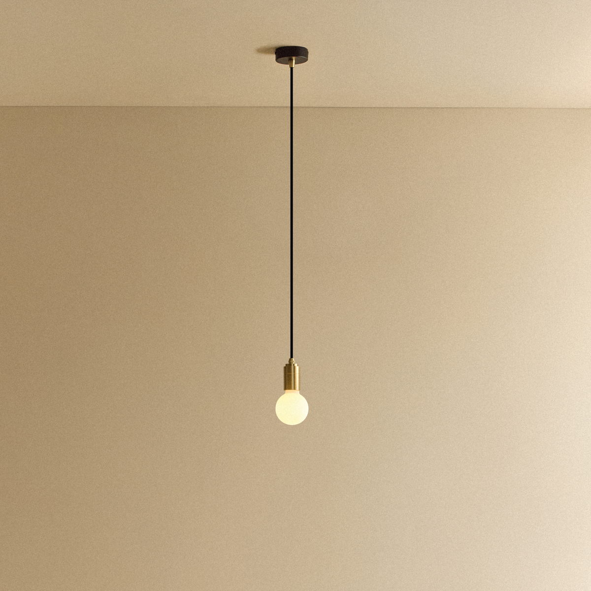 Tala Sphere II Pendant Light in Brass