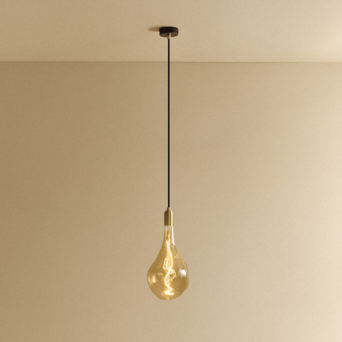Tala Voronoi III Pendant Light in Brass