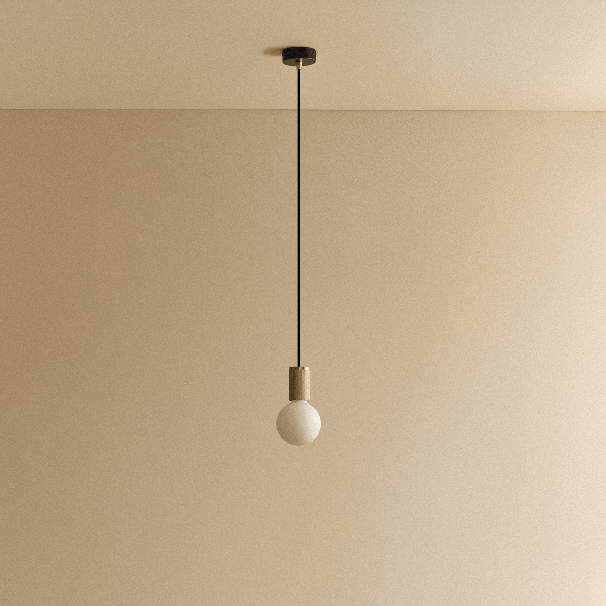 Tala Sphere III Pendant Light in Oak