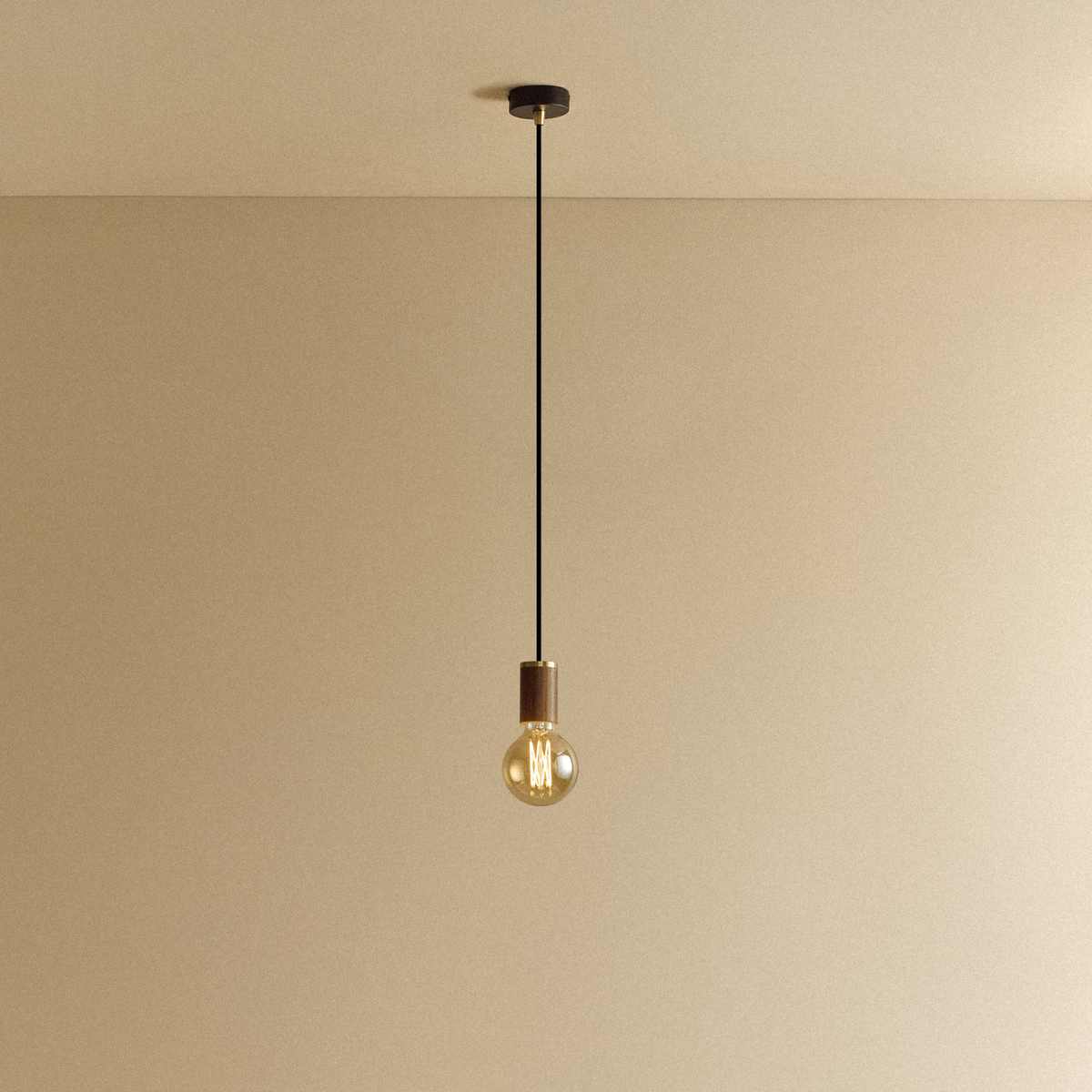 Tala Elva Pendant Light Tinted in Walnut