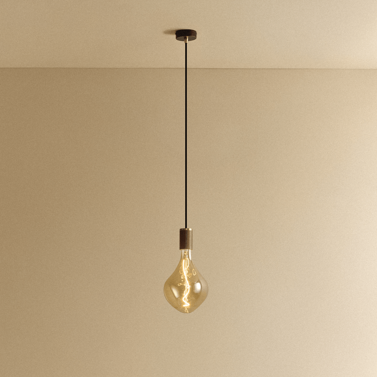 Tala Voronoi II Pendant Light in Walnut