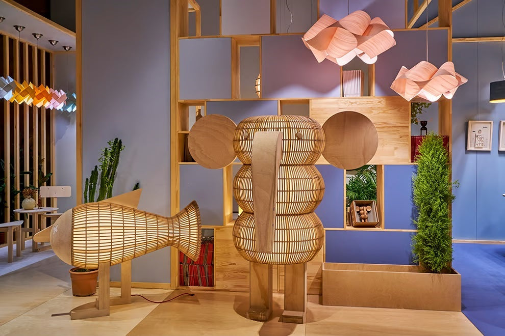 LZF Smelly Fant floor light, Life Size, DESIGN BY ISIDRO FERRER & MARIVÍ CALVO