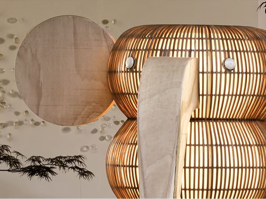 LZF Smelly Fant floor light, Life Size, DESIGN BY ISIDRO FERRER & MARIVÍ CALVO